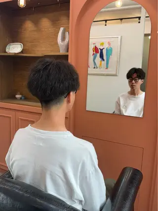 パーマ メンズ SOU理美容所 ネネのヘアスタイル
