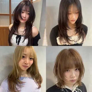ロング ヘアアレンジ 🌈山口摩七斗 /レイヤー/ブリーチのヘアスタイル