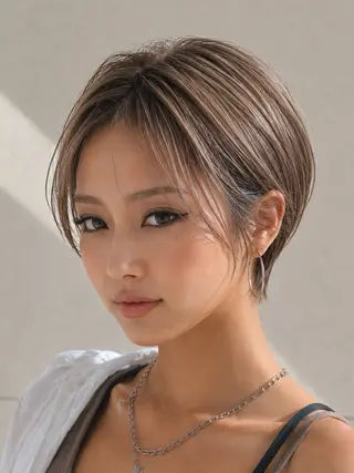 ショート カラー 金子 直樹のヘアスタイル