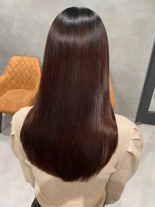 ロング カラー うる艶カラー 顔周りカット♡ikuのヘアスタイル