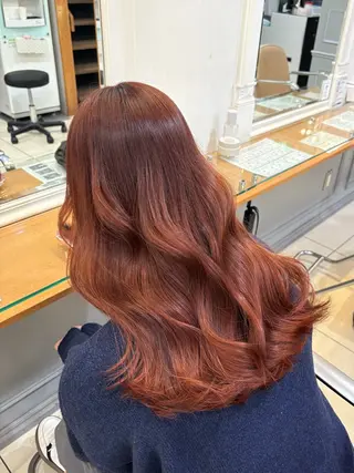 セミロング カラー 金谷 美幸のヘアスタイル