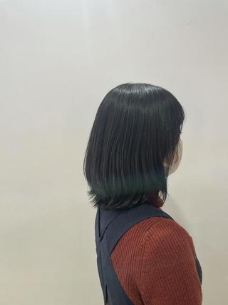カラー 笠原未稀/カット・ ブリーチ無しカラーのヘアスタイル