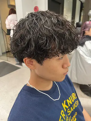 パーマ メンズ 🍐シャドウパーマ メンズ特化/守岡🍐のヘアスタイル