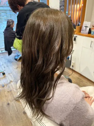ロング カラー ROSSO川口店 キクチのヘアスタイル