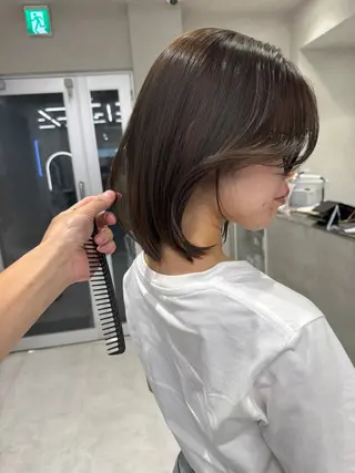 ミディアム 顔周り🇰🇷ロンド レイヤー✨カジワラのヘアスタイル