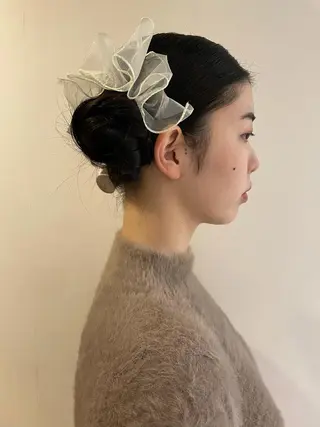 ヘアアレンジ 大人girly🛋️ 🤍yukakoのヘアスタイル