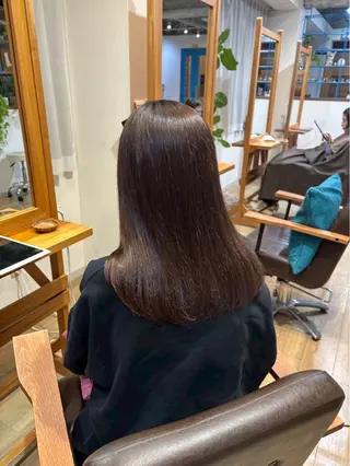 セミロング カラー RINNO🌷透明感 カラー/髪質改善のヘアスタイル