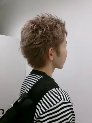 メンズ konatsu / 透け感colorのヘアスタイル