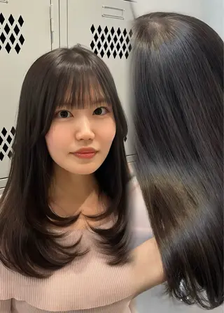 ロング 森 はるかのヘアスタイル