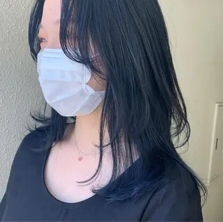 ミディアム kiyono ⭐︎ダブルカラーのヘアスタイル