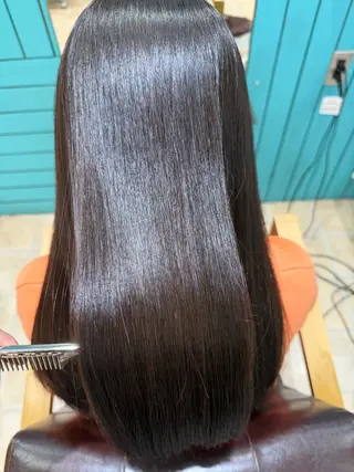 セミロング 髪質改善⭐️透明感 カラーノグチショウタのヘアスタイル