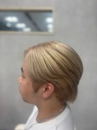 ショート カラー メンズ メンズ特化韓国風 パーマスタイル/りんのヘアスタイル