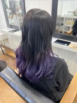 ロング 青木 優歩のヘアスタイル