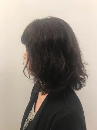 ミディアム Bonheur umedaのヘアスタイル