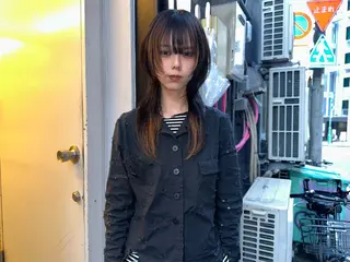 セミロング カラー 顔周りデザイン/ ハイトーン/多田悠馬のヘアスタイル