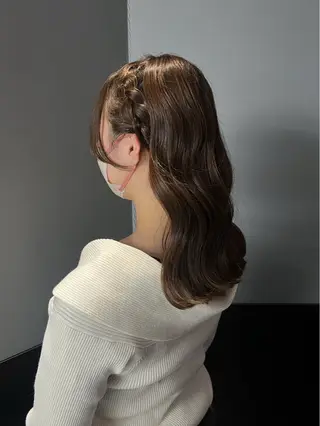 ミディアム ヘアアレンジ ハッシュカット/ ハイトーン☻miyuのヘアスタイル