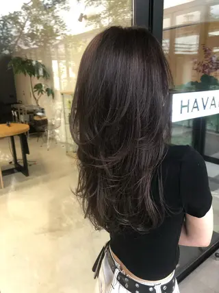 ロング カラー クドウレイ fifth神南のヘアスタイル