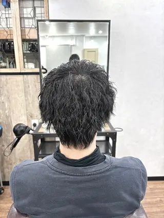 ショート パーマ メンズ 【メンズ特化】 横浜美容師kuのヘアスタイル