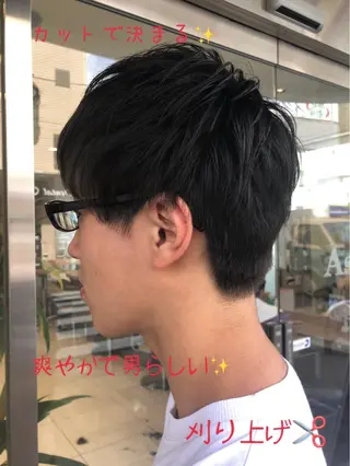 ショート ヘアアレンジ メンズ メンズパーマ特化/ メッシュ/薫/店長のヘアスタイル