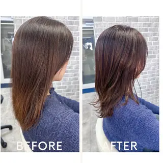 ミディアム Noyヨシモト ヒロトのヘアスタイル