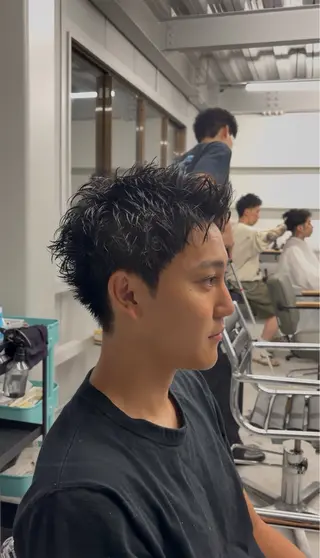 ショート メンズ 鈴木 静のヘアスタイル