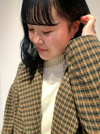 セミロング カラー RISAKO レイヤーカット🎀のヘアスタイル