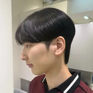 メンズ センターパート特化/ メンズカット/ヒロキのヘアスタイル