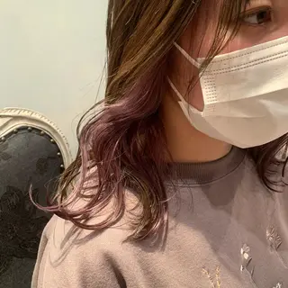 ミディアム カラー Takahashi Yuriのヘアスタイル