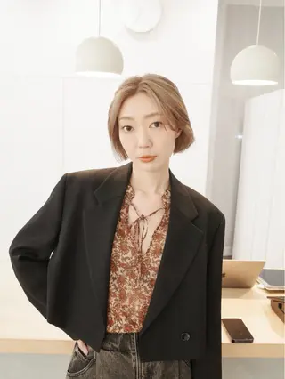 ミディアム つくばUtooe's 副店長 寺沢颯のヘアスタイル