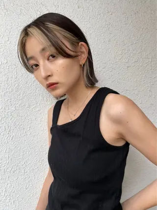 ショート さくら/似合わせレ イヤー/艶カラー🖤のヘアスタイル