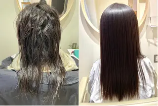 ロング テラモト リョウタのヘアスタイル