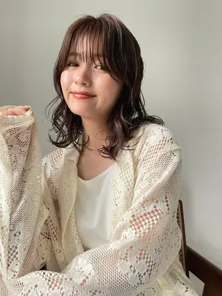 ミディアム 松井 涼馬のヘアスタイル