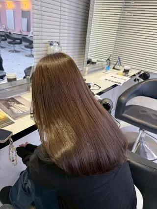 カラー 赤み消し🏹上品甘め トレンドカラー/横浜のヘアスタイル