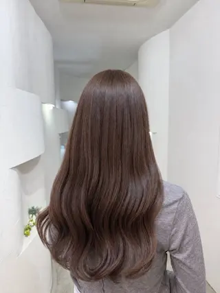 ロング カラー Hikari／暖色／ ブラウンカラー🤍のヘアスタイル