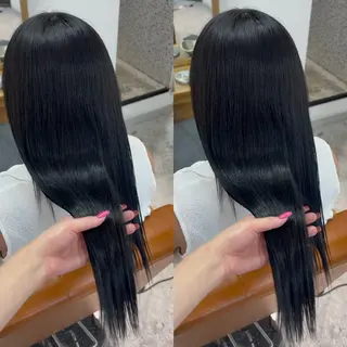 ロング カラー なんば、心斎橋🍓 ハイトーンnicoのヘアスタイル