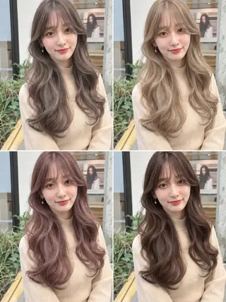 ロング 🫧透明感カラー× 韓国レイヤー🫧佐野のヘアスタイル
