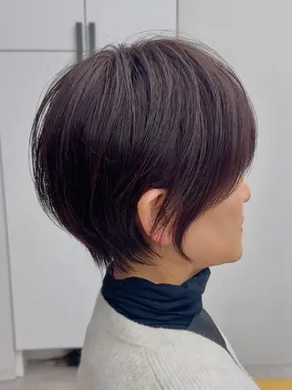 ショート カラー あゆ/メンズパーマ /ショート/縮毛のヘアスタイル