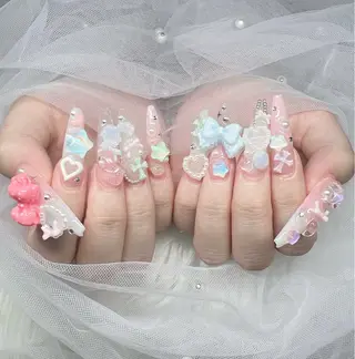 ネイル Lee Nails チップ長さだし専門店のネイルデザイン