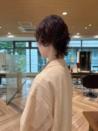 ショート パーマ ゆい/パーマ/レイヤ ー/似合わせカラーのヘアスタイル