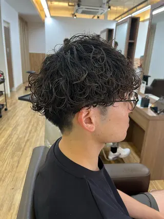 メンズ 鬼松沙弥 ❤︎メンズパーマのヘアスタイル