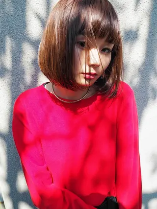 ショート カラー パーマ 上條 航平のヘアスタイル