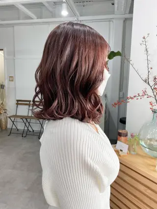ミディアム カラー ヘアアレンジ ひなの .のその他イメージ