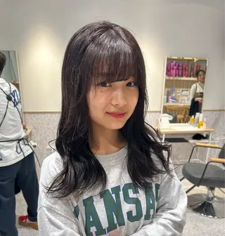 カラー ヘアアレンジ ♡透明感カラー★ ネイル/しの♡のヘアスタイル