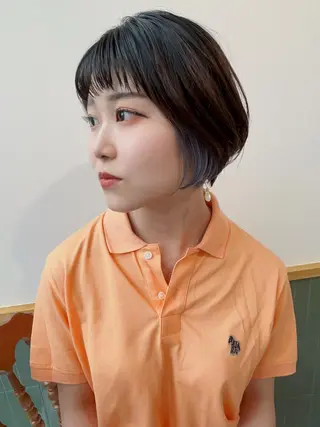 ショート カラー ヘアアレンジ 【代表】 たき〜のヘアスタイル