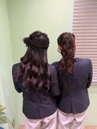 ヘアアレンジ 💖韓国カラー エクステmikotoのヘアスタイル
