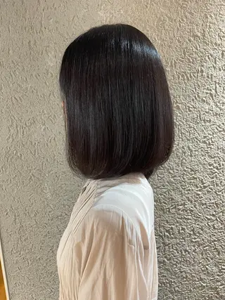 ミディアム Heart box 仲嶺　瑠輝のヘアスタイル