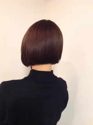 ショート 韓国✖️網紅🖤 パーマYURIYAのヘアスタイル
