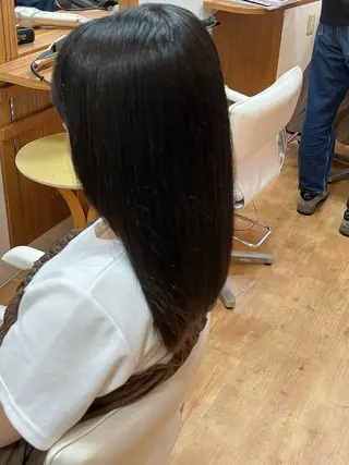 ロング 高畑×縮毛矯正 薬剤選定 湯浅のヘアスタイル