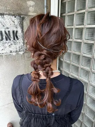 ロング ヘアアレンジ 古川 尚実のヘアスタイル