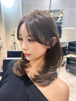 ロング カラー 透明感カラー✖️ 似合わせカット／店長のヘアスタイル